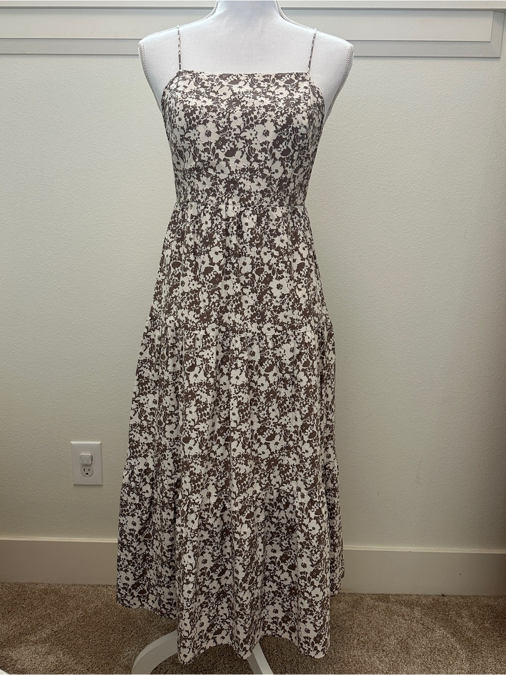 Rails Brown Floral Maxi Dress